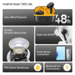 realme Buds T200 Lite Bluetooth in Ear Earbuds