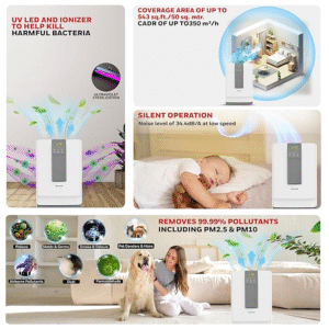 Honeywell Air Touch V4 Air Purifier with H13 HEPA Filter