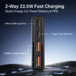 boAt Energyshroom PB300 10000 mAh Powerbank with 22.5W Fast Charging