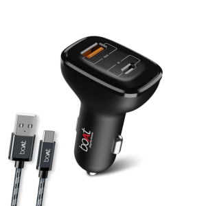 boAt Dual QC-PD Port Rapid Car Charger With Type C Cable
