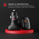 boAt Dual QC-PD Port Rapid Car Charger With Type C Cable