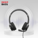 Honeywell Trueno U30 wired on-ear headphones with rotating mic Honeywell Trueno U30 wired on-ear headphones with rotating mic