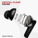 Honeywell Moxie V1400 TWS In-Ear Earbuds with ENC