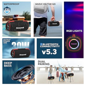 Honeywell Trueno U400 Wireless Portable Speaker with 30W Output