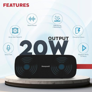 Honeywell Trueno U300 Wireless Portable Speaker with 20W Output