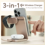 Ambrane AerosynQ Trio 2 Magsafe 3 in 1 Wireless Charger Ambrane AerosynQ Trio 2 Magsafe 3 in 1 Wireless Charger