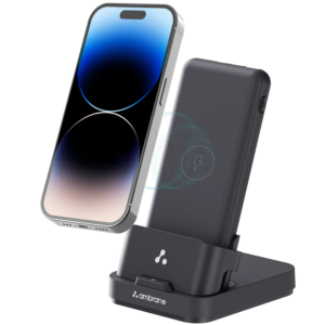 Ambrane Aerosync Quad 4 in 1 Wireless Charging 10000mAh Power Bank