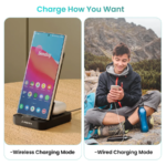 Ambrane Aerosync Quad 4 in 1 Wireless Charging 10000mAh Power Bank