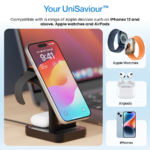 Ambrane Aerosync Trio Magsafe 3 in 1 Wireless Charger