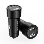 Ambrane C51 Car Charger With Type C & USB Port