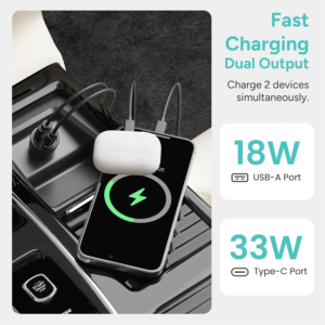 Ambrane C51 Car Charger With Type C & USB Port