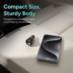 Ambrane C51 Car Charger With Type C & USB Port