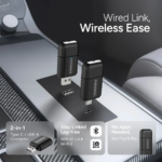 Ambrane CarLink 2 in 1 Wireless CarPlay & Android Auto Adapter Ambrane CarLink 2 in 1 Wireless CarPlay & Android Auto Adapter