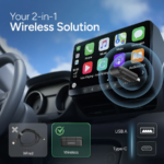 Ambrane CarLink 2 in 1 Wireless CarPlay & Android Auto Adapter Ambrane CarLink 2 in 1 Wireless CarPlay & Android Auto Adapter