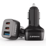 Ambrane Charge C84 Car Charger With Triple Port