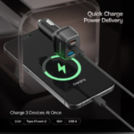 Ambrane Charge C84 Car Charger With Triple Port