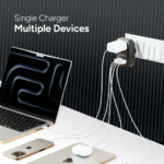 Ambrane Charge X20 MultiPort Adapter with Universal AC Socket