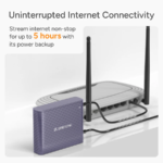 Ambrane CyberVolt Mini UPS for WiFi Router Modem