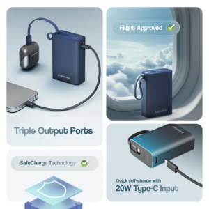 Ambrane MiniCharge 20 20000mAh Power Bank