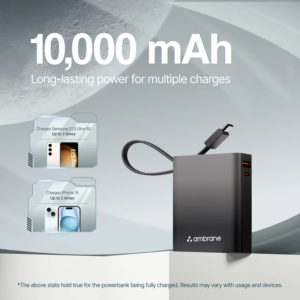 Ambrane MiniCharge 11 10000mAh Power Bank