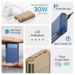 Ambrane PowerlitDuo 30 20000mAh Power Bank