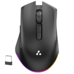 Ambrane SliQ Glow 2.4Ghz Rechargeable Wireless & BT Mouse With RGB Light Ambrane SliQ Glow 2.4Ghz Rechargeable Wireless & BT Mouse With RGB Light