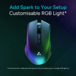 Ambrane SliQ Glow 2.4Ghz Rechargeable Wireless & BT Mouse With RGB Light Ambrane SliQ Glow 2.4Ghz Rechargeable Wireless & BT Mouse With RGB Light