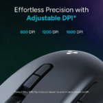 Ambrane SliQ Glow 2.4Ghz Rechargeable Wireless & BT Mouse With RGB Light Ambrane SliQ Glow 2.4Ghz Rechargeable Wireless & BT Mouse With RGB Light