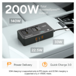 Ambrane SmartStrip Auto 200W Car Extension Board