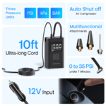 Ambrane Turbo Lite Tyre Inflator-three Ambrane Turbo Lite Tyre Inflator