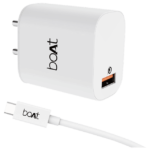 boAt WCD 18W Type A Fast Charger with Type C Cable