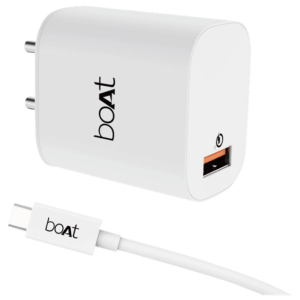boAt WCD 18W Type A Fast Charger with Type C Cable