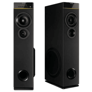 Philips Audio SPA9080B Tower Speaker with 80W Output