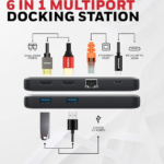 Honeywell 6-in-1 Type C Docking Station with 4K HDMI