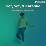 Philips Audio SPA9085 Multimedia Tower Speaker with Wireless Microphone