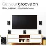 Philips Audio SPA8000B/94 120W Multimedia Speaker