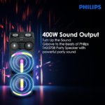 Philips Audio TAX5708 Bluetooth Party Speaker with 400W Max Output Philips Audio TAX5708 Bluetooth Party Speaker with 400W Max Output