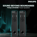 Philips Audio SPA9085 Multimedia Tower Speaker with Wireless Microphone
