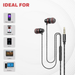 Honeywell Moxie V50 wired earphones with built-in mic