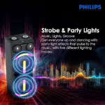 Philips Audio TAX5708 Bluetooth Party Speaker with 400W Max Output Philips Audio TAX5708 Bluetooth Party Speaker with 400W Max Output