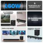 Honeywell Trueno U2000 160W Soundbar with Subwoofer