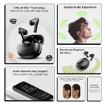 Boat Airdopes 300 TWS in Ear Earbuds with Cinematic Spatial Audio Boat Airdopes 300 TWS in Ear Earbuds with Cinematic Spatial Audio