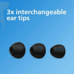 Philips TAE2146BK in-Ear Wired Headphones with USB-C Philips TAE2146BK in-Ear Wired Headphones with USB-C