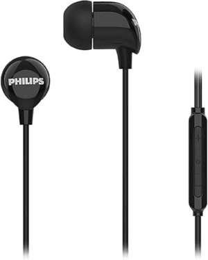 Philips TAE2146BK in-Ear Wired Headphones with USB-C