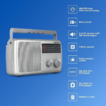 Philips Portable Radio RL384/94 with MW, SW & FM Bands