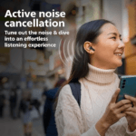 Philips TAT1050BK/94 Truly Wireless Earbuds with ANC