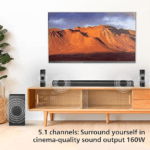 Philips Audio TAB4529/94 5.1CH Soundbar with Wireless Satellites