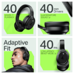 Boat Rockerz 421 Wireless Over Ear Headphone with Mic