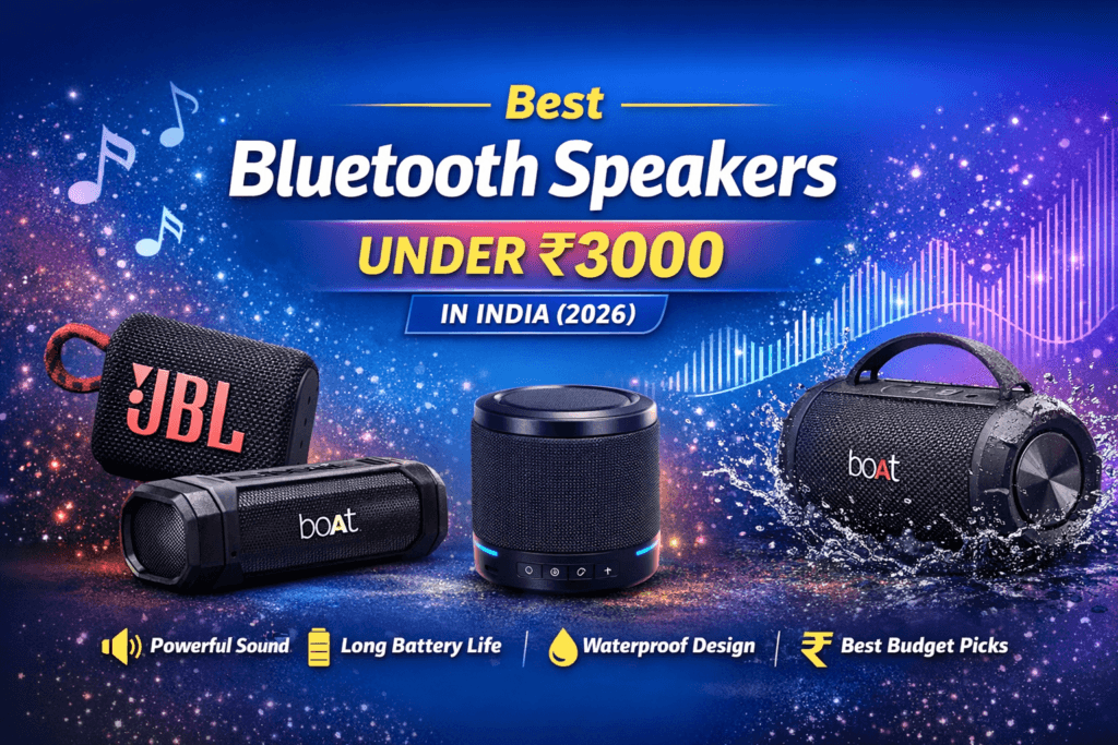 Best Bluetooth Speakers Under ₹3000 in India banner
