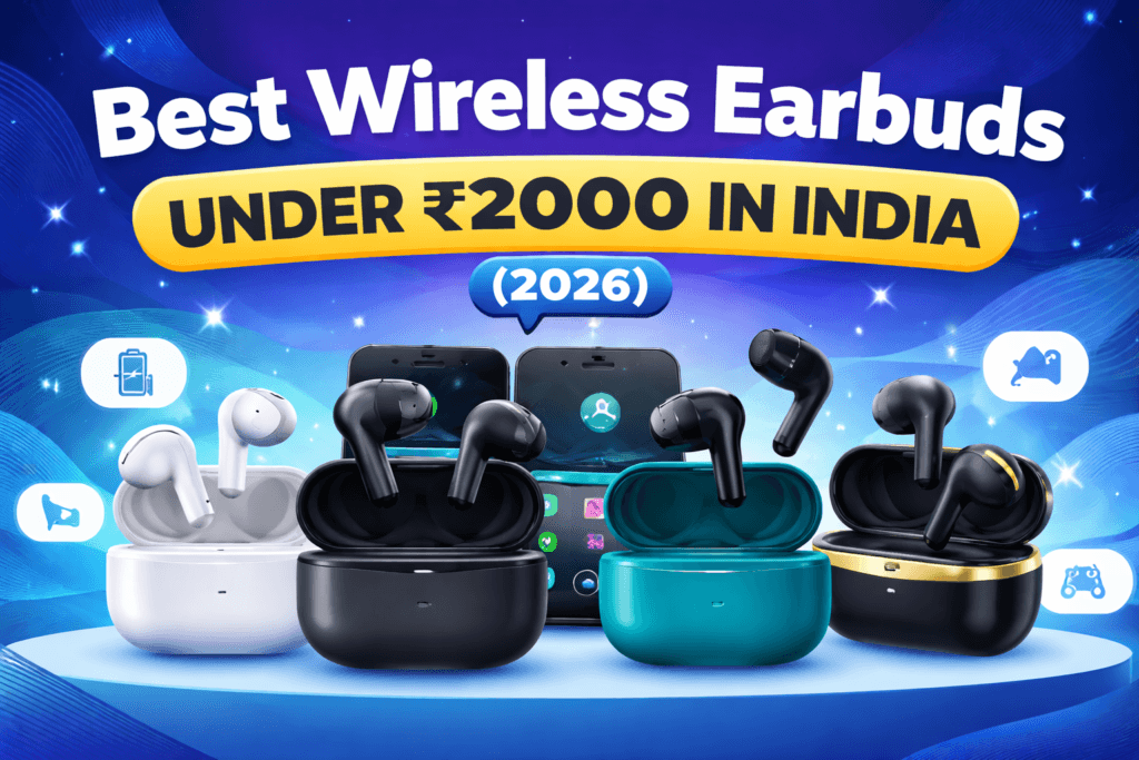 Best Wireless Earbuds Under ₹2000 in India Banner